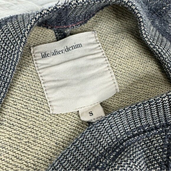 Life After Denim Men's Blue Crew Neck Athletic Long Sleeve Sweatshirt Small/C39 - Picture 5 of 9